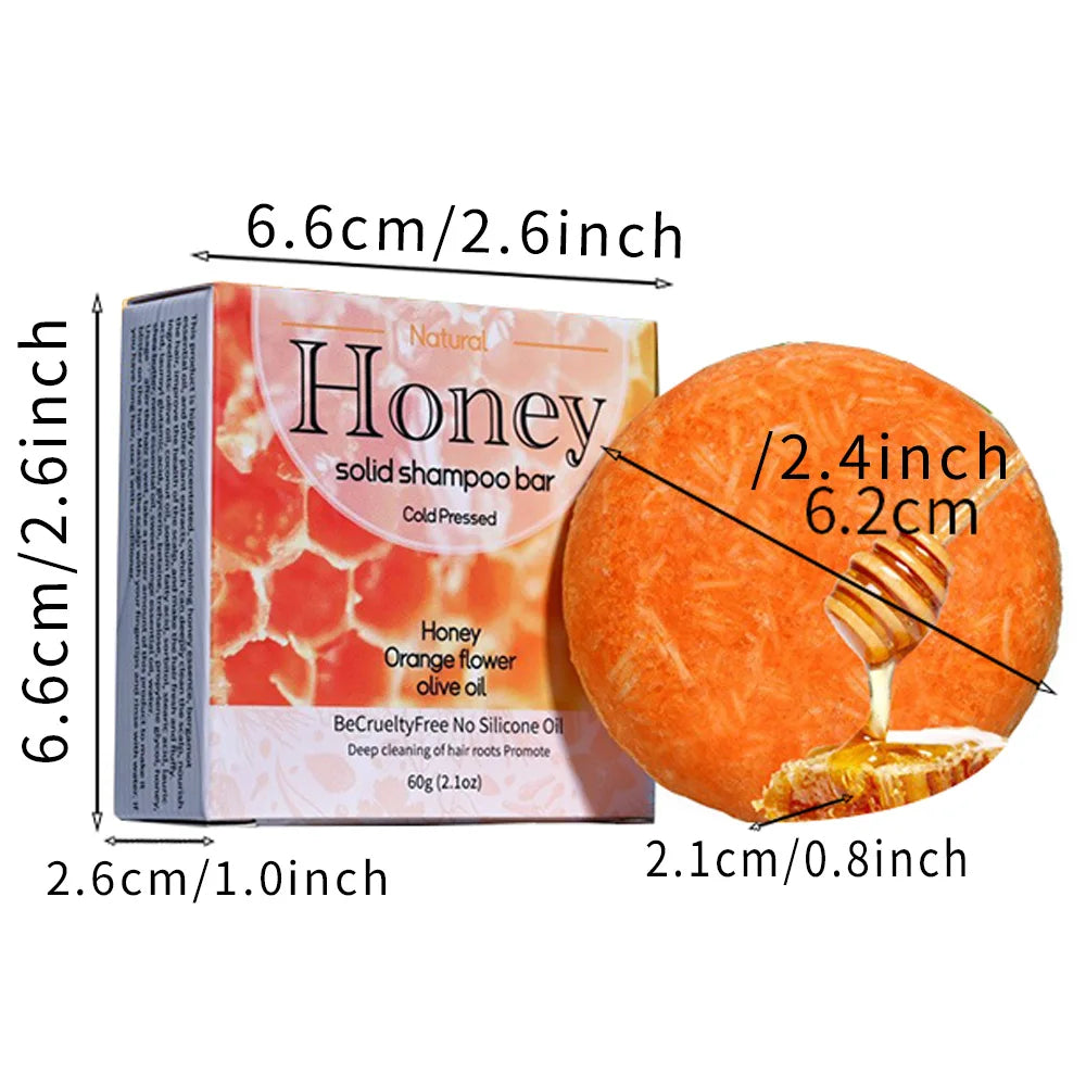 Natural Honey Essence Shampoo Bar for Dry Hair 2.1 oz