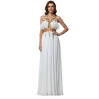 Women's Sexy Hollow Out Backless Halter Maxi Dress