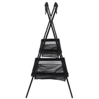 Folding Aluminum Camping Triangle Shelf with Hanging Hooks