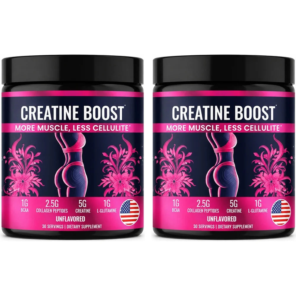 Creatine for Women Collagen BCAA Powder Supplement 10.2 oz