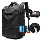 Men's Fashion Oxford Large Capacity 17 Inch Laptop Travel Backpack