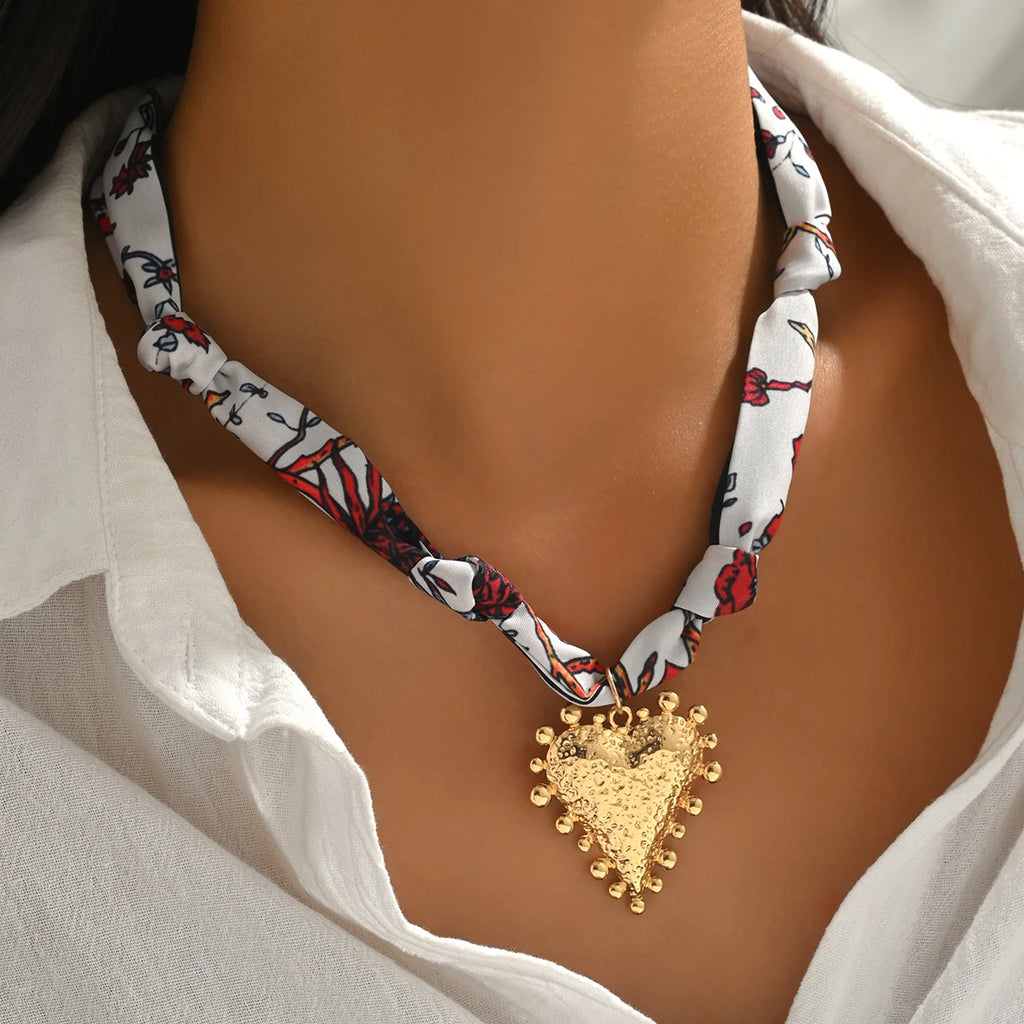 Women's Trendy Bohemian Fish Coral Beaded Wrap Pendant Necklace