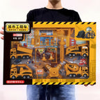 Kids Mini Construction Vehicle Engineering Toy Truck Set 125-21 SetA