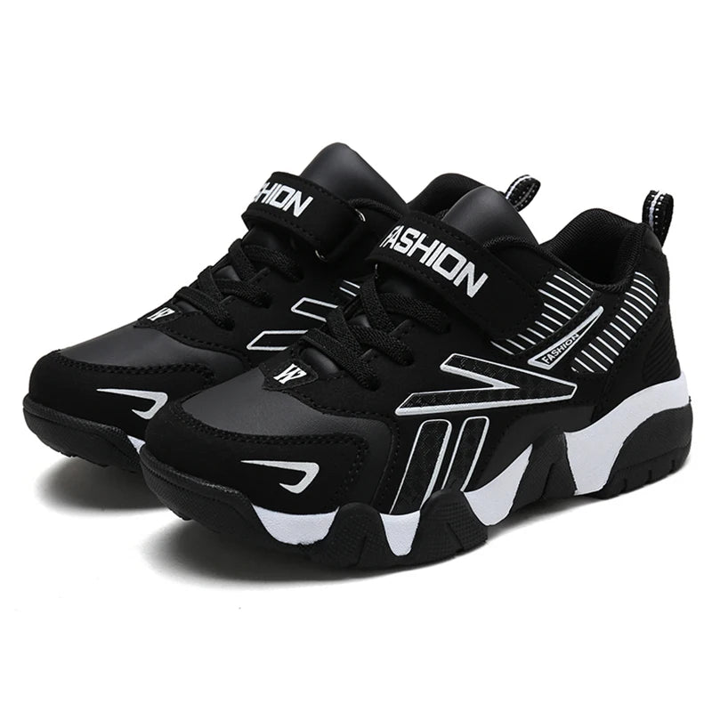 Kids' Comfortable Leather Running Sports Sneakers