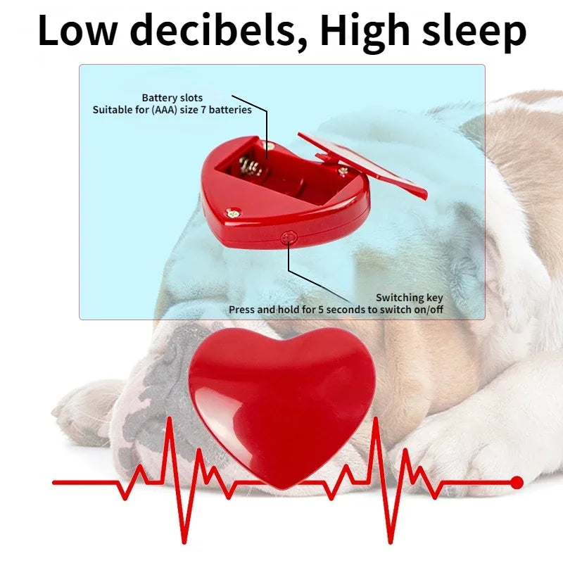 Heartbeat Puppy Dog Snuggle Toy Anxiety Relief Plush Behavioral Training Sleep Aid
