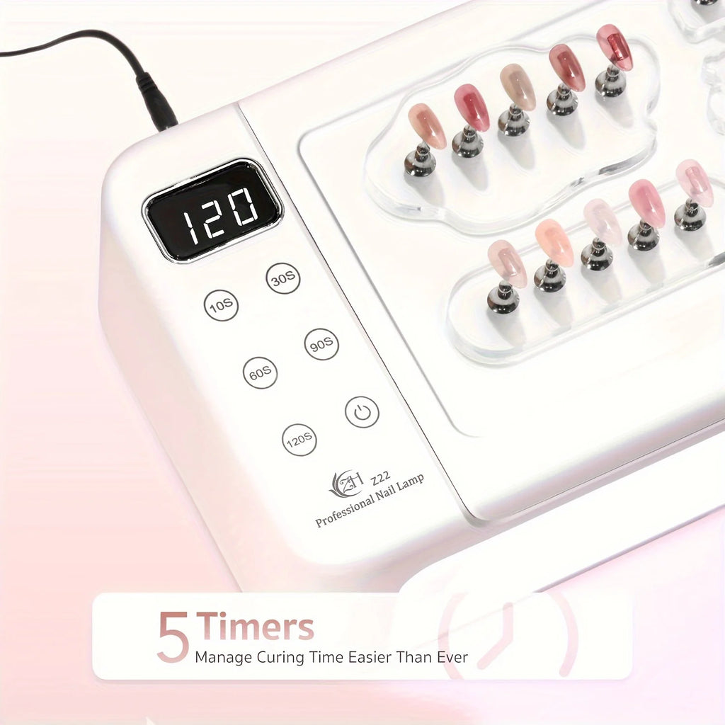 Professional UV LED Nail Lamp with 63 Beads and Smart Auto Sensor