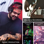 HiFi Wired Over Ear Studio DJ Monitor Headphones Pro 50