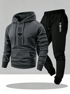Men's Casual Hoodie and Sweatpants Two Piece Tracksuit Set