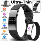 Waterproof Fitness Tracker Smart Band and Health Monitor Smartwatch