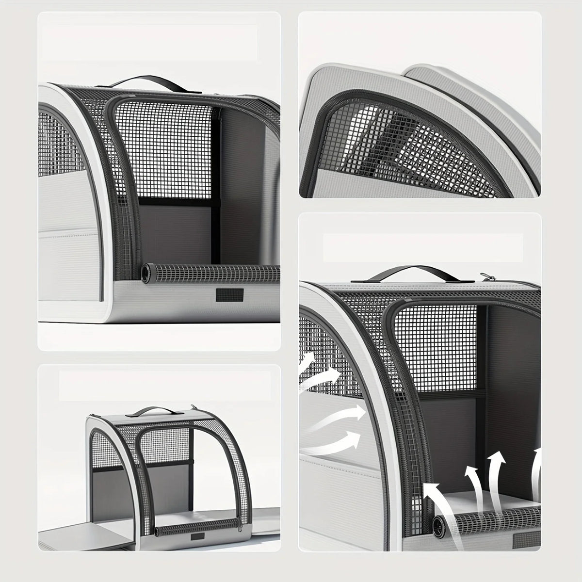 Portable Breathable Pet Travel Car Seat Bed