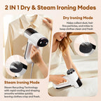 Portable Handheld Garment Steamer and Steam Iron with Fast Heating
