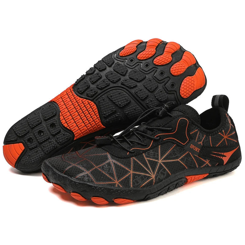 Men's Quick-Dry Water Shoes Lightweight Barefoot Aqua Socks