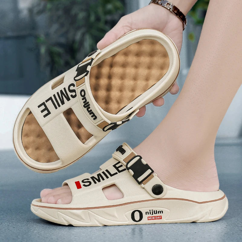 Unisex Soft EVA Massage Slippers Indoor Outdoor Slide Sandals