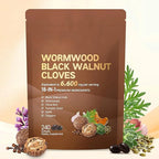 Wormwood Black Walnut Clove Capsules 6600mg Herbal Blend Supplement