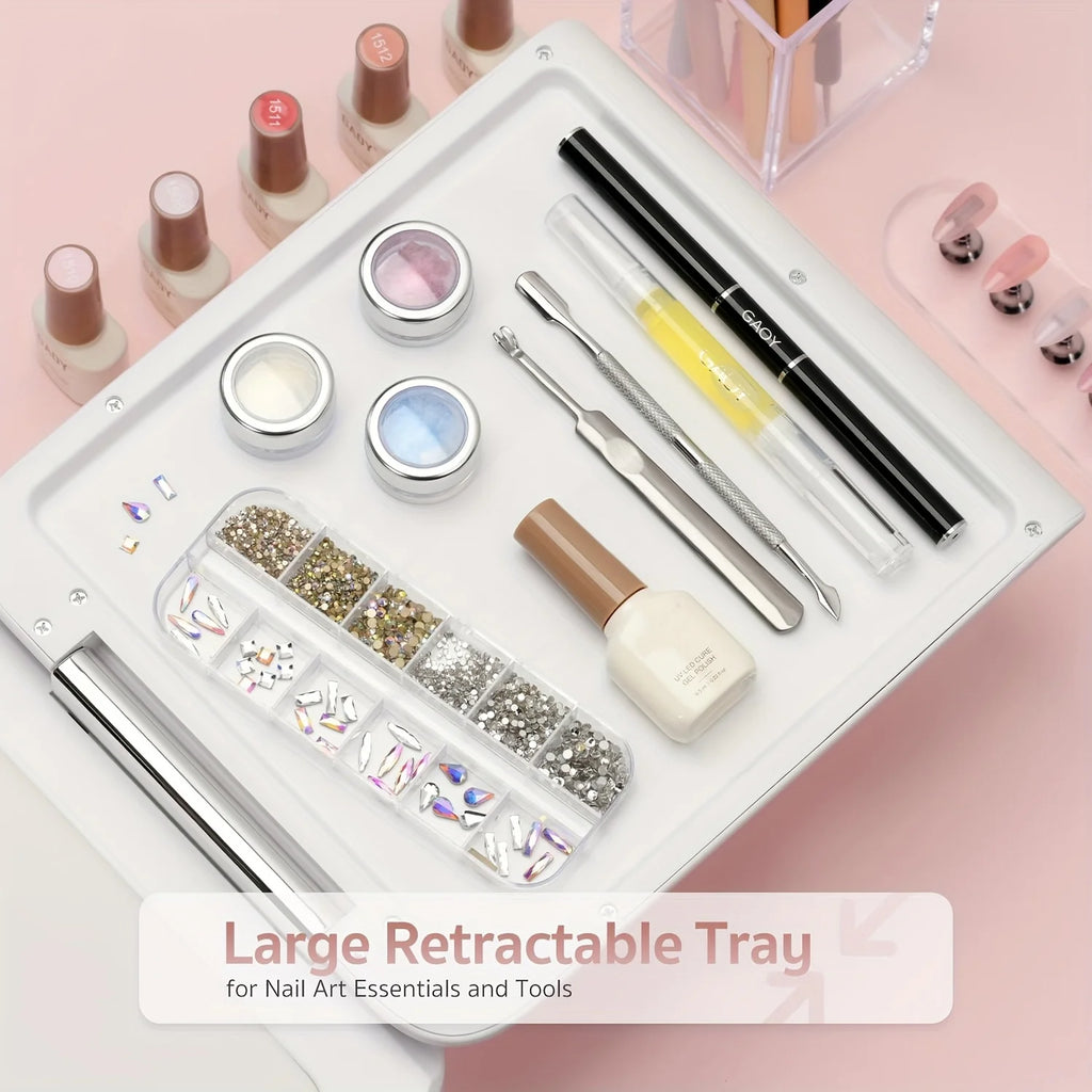 Professional UV LED Nail Lamp with 63 Beads and Smart Auto Sensor