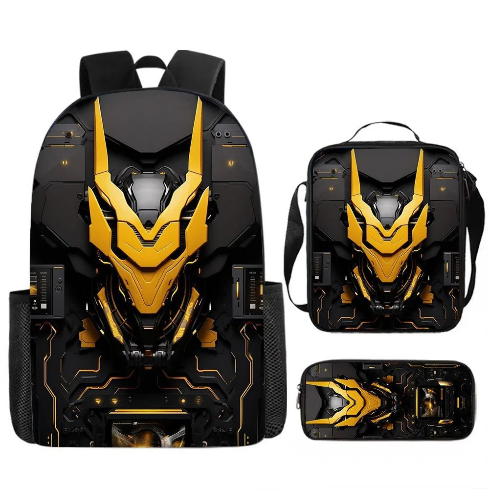 Kids' Fashion Oxford 3D Print School Backpack Set
