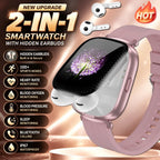 Two-in-One Smartwatch with Built-In Wireless TWS Earbuds D22