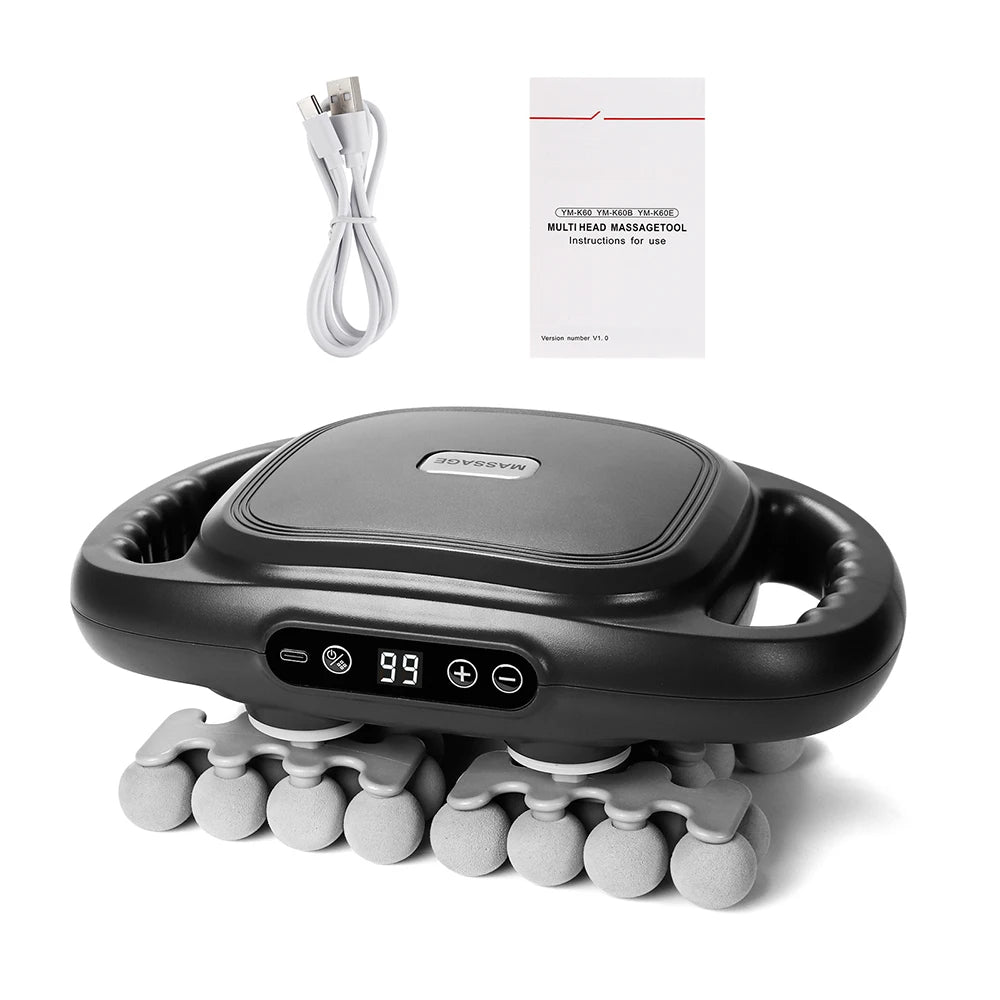 42-Head Cordless Percussion Muscle Massage Gun 1.65in Stroke