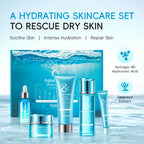 Quiyum 8X H2O AquaVitalize 5-Piece Hydrating Daily Facial Skincare Set