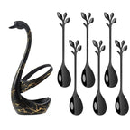 Swan Tableware Holder and Stainless Steel Utensil Stand