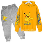 Kids' Cartoon Hoodie Sweatshirt Pants Two-Piece Set