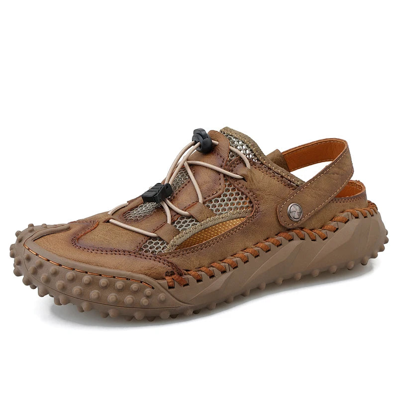 Men's Casual Mesh Outdoor Sandals Lightweight Non-Slip Beach Wading Shoes