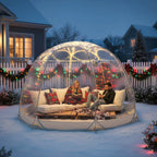 Instant Pop-Up Bubble Tent and Weatherproof Igloo Screen House Beige