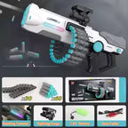 Dual Mode Electric Manual Soft Bullet Dart Blaster Toy Gun with Scope