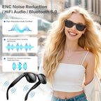Men's AI Smart Glasses with Dual Camera and Bluetooth W610