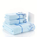 Luxury Lace Microfiber Bath Towel and Soft Absorbent Hand Towel Set