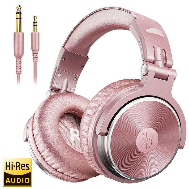 Professional DJ Studio Monitor Over Ear Wired Gaming Headset