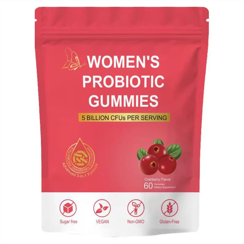 Women Feminine Balance Probiotic Gummies Gut Support