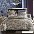 European Satin Jacquard Duvet Cover and Smooth Bedding Set