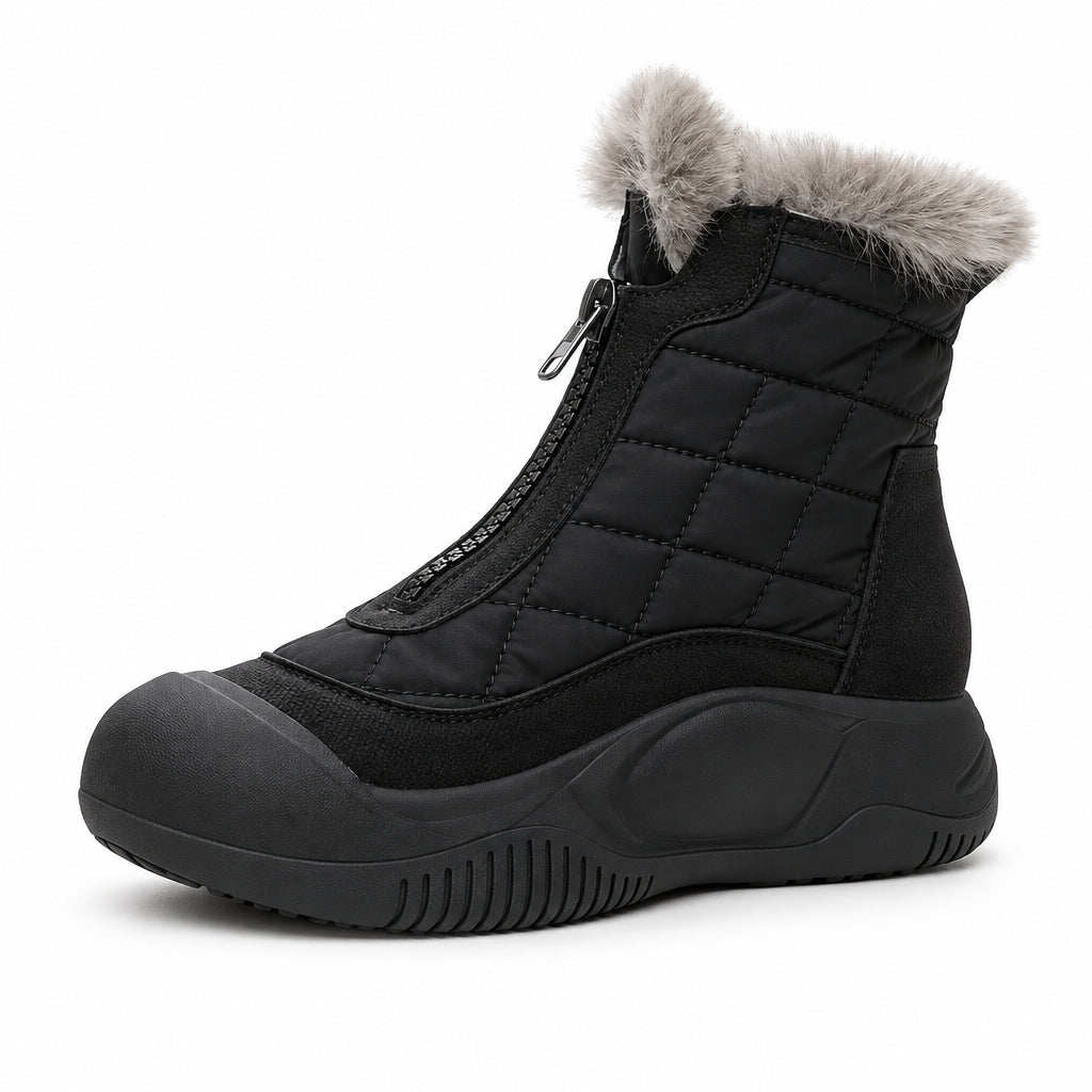Women's Waterproof Plush Thick Sole Snow Boots