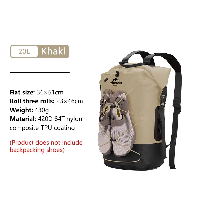 Waterproof Wet and Dry Separation Outdoor Bag with Shoulder Strap