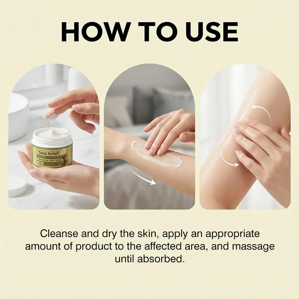 Unisex Magnesium Muscle & Nerve Relief Moisturizing Body Cream 1.8 oz