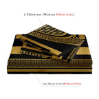 Luxury Baroque Geometric Duvet Cover and Modern Bedding Set