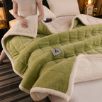 Thick Warm Milk Velvet Blanket and Soft Winter Plush Throw