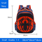 Kids' 3D Cartoon Spider Waterproof School Backpack and Pencil Case Set