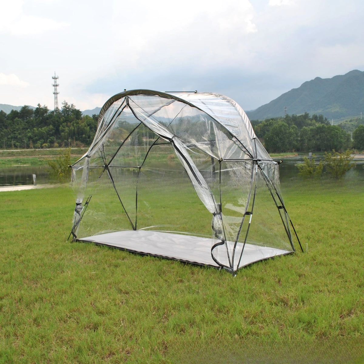 Waterproof Silver-Coated Single Person Camping Storage Tent