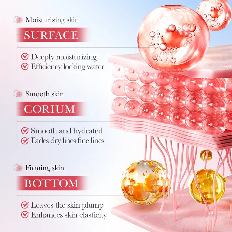 Sakura Moisturizing Face Skin Care 6-Piece Travel Set