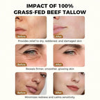 Unisex Beef Tallow & Honey Deep Hydration Moisturizing Face Cream 4.2 oz