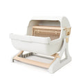 Semi-Automatic Self-Cleaning Cat Litter Box and Toilet Pan