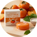 Unisex Persimmon Goat Milk Deodorizing Soap Bar 3.5 oz