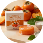 Unisex Persimmon Goat Milk Deodorizing Soap Bar 3.5 oz