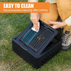 Portable Charcoal Barbecue Grill and Outdoor Camping Stove