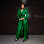 Men's Tailored Two-Piece Blazer and Pants Suit