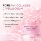Unisex PDRN Pink Collagen Capsule Hydrating Face Cream