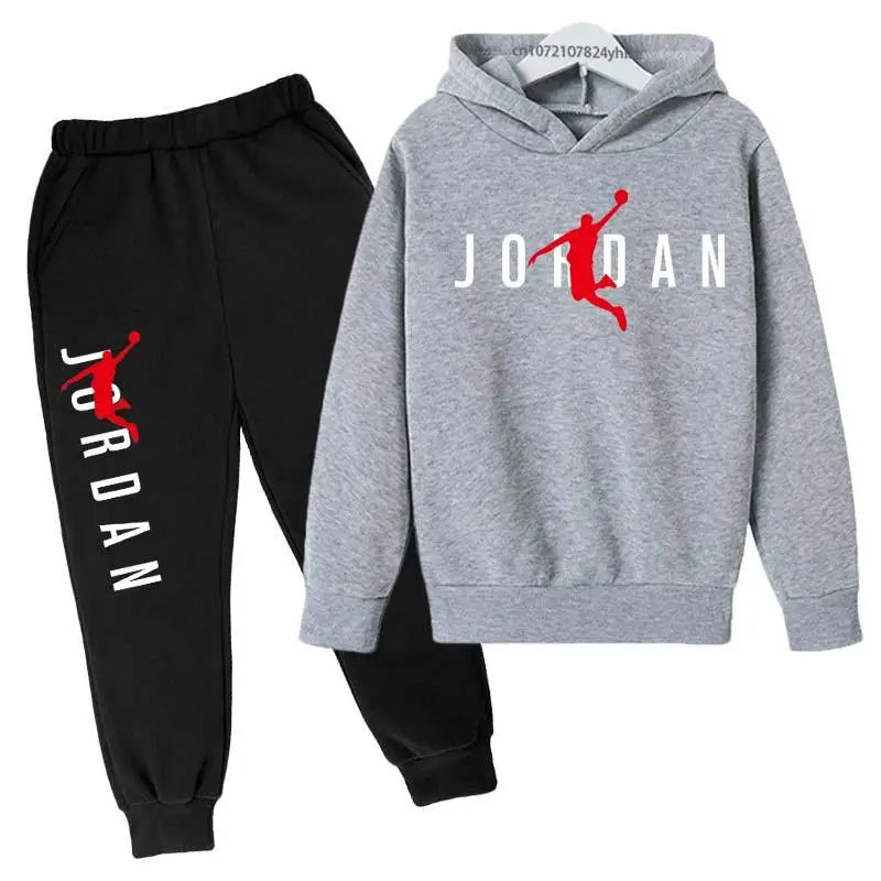 Kids Unisex Hoodie and Pants Tracksuit Set