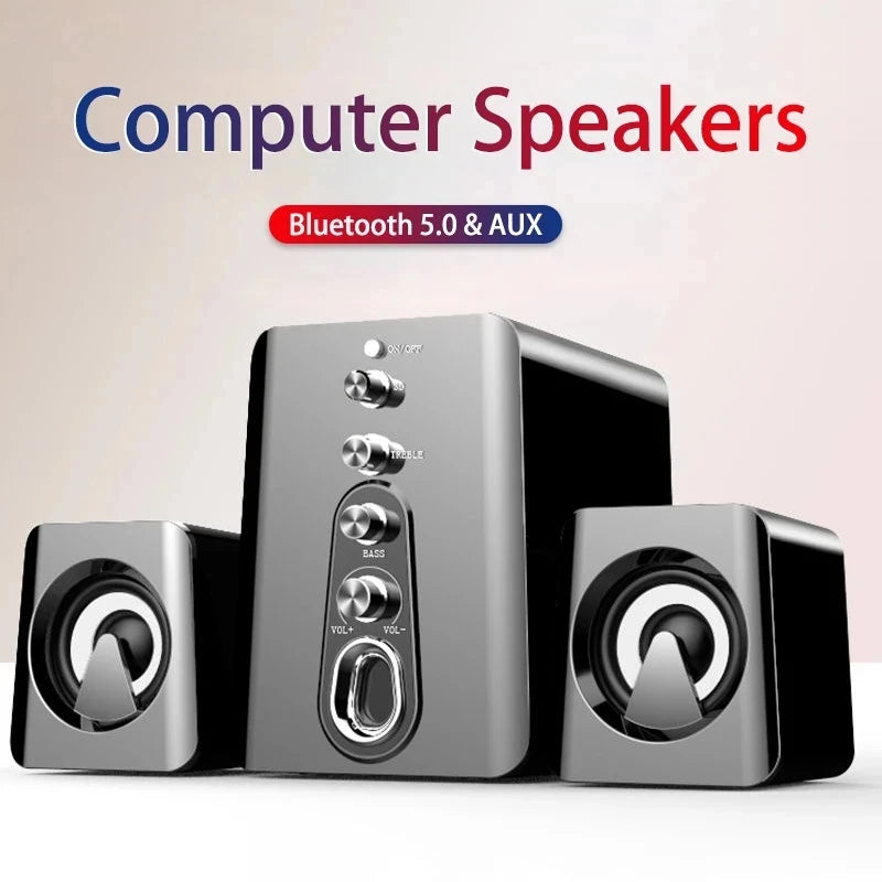 2.1 Channel Stereo PC Gaming Soundbar Speakers with Subwoofer